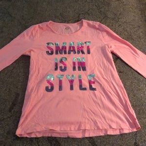 Pink graphic shirt